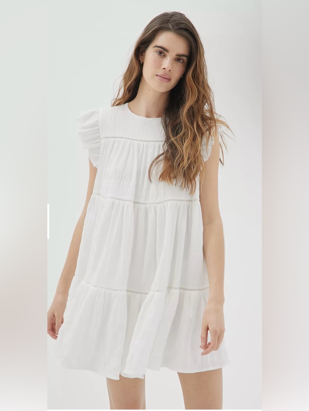 En Saison Tiered Ruffle Babydoll Dress